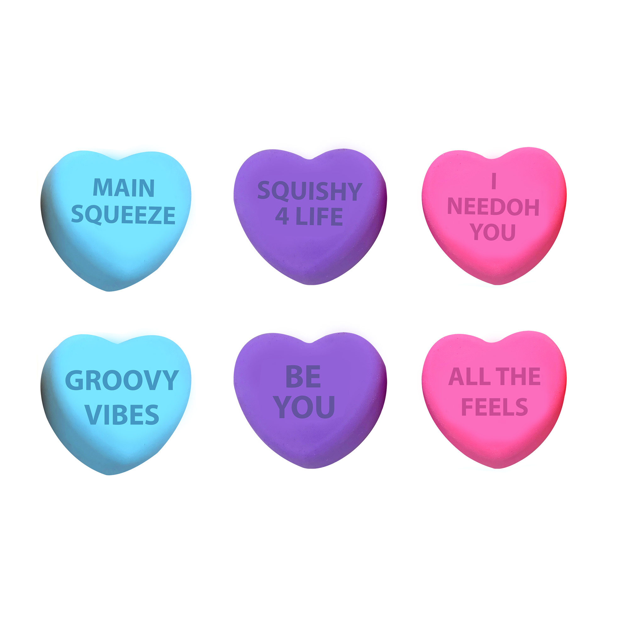 Needoh Color Change Squeeze Heart